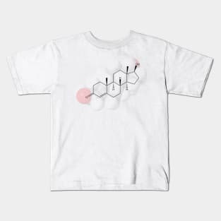 Testosterone Molecule Chemistry Kids T-Shirt